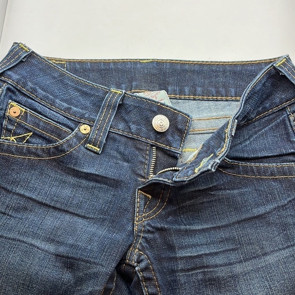 True Religion Ankle Crop Denim Jeans Low Rise Size 26 - Picture 16 of 16